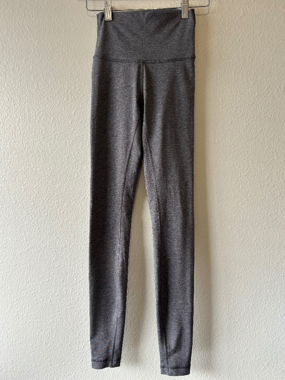 Lululemon Gray High Waisted Leggings, Size 2
